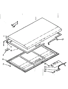Door Parts parts for Kenmore Freezer 198.713210 (198713210, 198 713210) from AppliancePartsPros.com