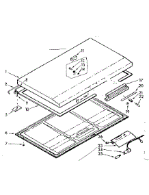 Door Parts parts for Kenmore Freezer 198.713421 (198713421, 198 713421) from AppliancePartsPros.com