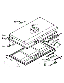 Door Parts parts for Kenmore Freezer 198.713440 (198713440, 198 713440) from AppliancePartsPros.com
