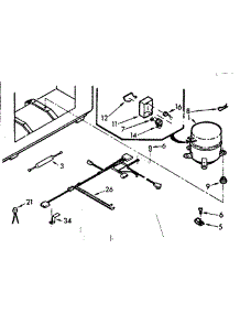 Unit Parts parts for Kenmore Freezer 198.713440 (198713440, 198 713440) from AppliancePartsPros.com