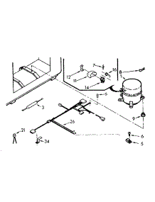 Unit Parts parts for Kenmore Freezer 198.713441 (198713441, 198 713441) from AppliancePartsPros.com