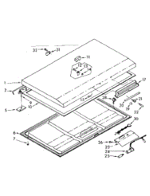 Door Parts parts for Kenmore Freezer 198.713441 (198713441, 198 713441) from AppliancePartsPros.com