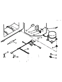 Unit Parts parts for Kenmore Freezer 198.713470 (198713470, 198 713470) from AppliancePartsPros.com