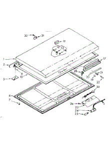Door Parts parts for Kenmore Freezer 198.713471 (198713471, 198 713471) from AppliancePartsPros.com