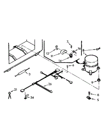 Unit Parts parts for Kenmore Freezer 198.713471 (198713471, 198 713471) from AppliancePartsPros.com