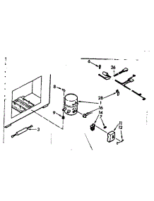 Unit Parts parts for Kenmore Freezer 198.713600 (198713600, 198 713600) from AppliancePartsPros.com