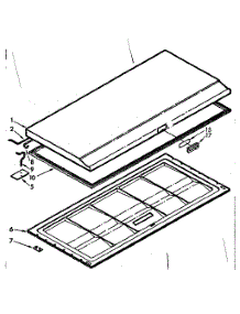 Door Parts parts for Kenmore Freezer 198.713600 (198713600, 198 713600) from AppliancePartsPros.com