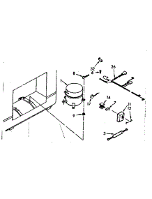 Unit Parts parts for Kenmore Freezer 198.713610 (198713610, 198 713610) from AppliancePartsPros.com
