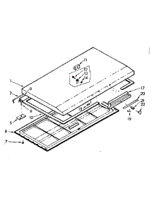 Door Parts parts for Kenmore Freezer 198.713610 (198713610, 198 713610) from AppliancePartsPros.com