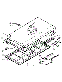Door Parts parts for Kenmore Freezer 198.713620 (198713620, 198 713620) from AppliancePartsPros.com