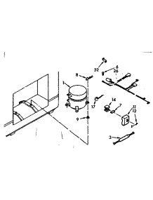 Unit Parts parts for Kenmore Freezer 198.713620 (198713620, 198 713620) from AppliancePartsPros.com