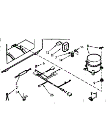 Unit Parts parts for Kenmore Freezer 198.713640 (198713640, 198 713640) from AppliancePartsPros.com