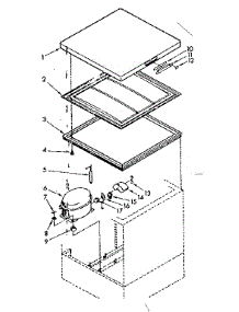 Door And Unit Parts parts for Kenmore Freezer 198.714061 (198714061, 198 714061) from AppliancePartsPros.com