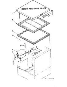 Door And Unit Parts parts for Kenmore Freezer 198.714063 (198714063, 198 714063) from AppliancePartsPros.com