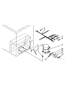 Unit parts for Kenmore Freezer 198.714210 (198714210, 198 714210) from AppliancePartsPros.com