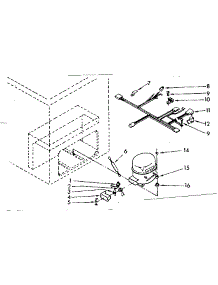Unit parts for Kenmore Freezer 198.714470 (198714470, 198 714470) from AppliancePartsPros.com