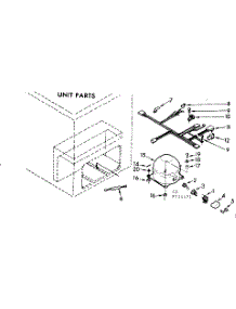 Unit Parts parts for Kenmore Freezer 198.714471 (198714471, 198 714471) from AppliancePartsPros.com