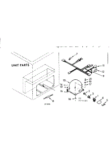 Unit Parts parts for Kenmore Freezer 198.714601 (198714601, 198 714601) from AppliancePartsPros.com