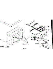 Unit Parts parts for Kenmore Freezer 198.714611 (198714611, 198 714611) from AppliancePartsPros.com