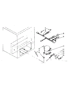 Unit parts for Kenmore Freezer 198.714630 (198714630, 198 714630) from AppliancePartsPros.com
