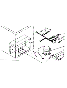 Unit parts for Kenmore Freezer 198.714640 (198714640, 198 714640) from AppliancePartsPros.com