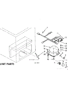 Unit Parts parts for Kenmore Freezer 198.714641 (198714641, 198 714641) from AppliancePartsPros.com
