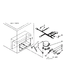Unit Parts parts for Kenmore Freezer 198.715210 (198715210, 198 715210) from AppliancePartsPros.com