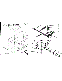 Unit Parts parts for Kenmore Freezer 198.715441 (198715441, 198 715441) from AppliancePartsPros.com
