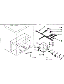 Unit Parts parts for Kenmore Freezer 198.715471 (198715471, 198 715471) from AppliancePartsPros.com