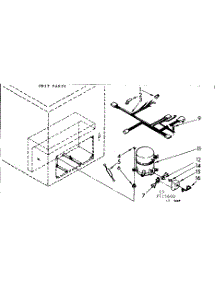 Unit Parts parts for Kenmore Freezer 198.715600 (198715600, 198 715600) from AppliancePartsPros.com