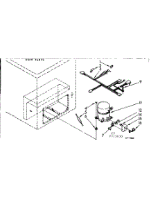 Unit Parts parts for Kenmore Freezer 198.715630 (198715630, 198 715630) from AppliancePartsPros.com
