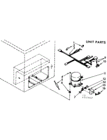 Unit Parts parts for Kenmore Freezer 198.715642 (198715642, 198 715642) from AppliancePartsPros.com