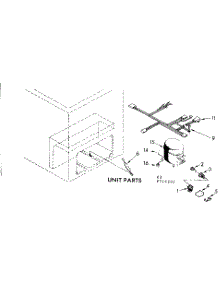 Unit Parts parts for Kenmore Freezer 198.716201 (198716201, 198 716201) from AppliancePartsPros.com