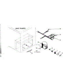 Unit Parts parts for Kenmore Freezer 198.716231 (198716231, 198 716231) from AppliancePartsPros.com