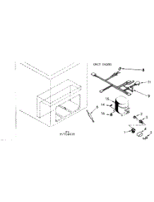 Unit Parts parts for Kenmore Freezer 198.716430 (198716430, 198 716430) from AppliancePartsPros.com