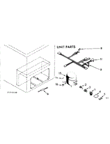 Unit Parts parts for Kenmore Freezer 198.716440 (198716440, 198 716440) from AppliancePartsPros.com
