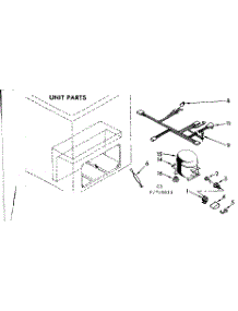 Unit Parts parts for Kenmore Freezer 198.716611 (198716611, 198 716611) from AppliancePartsPros.com