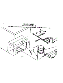 Unit Parts parts for Kenmore Freezer 198.716640 (198716640, 198 716640) from AppliancePartsPros.com