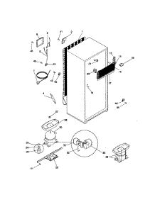 System parts for Kenmore Refrigerator 253.38304893 (25338304893, 253 38304893) from AppliancePartsPros.com