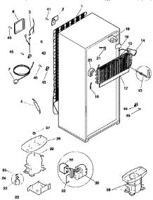 System parts for Kenmore Refrigerator 253.38624892 (25338624892, 253 38624892) from AppliancePartsPros.com