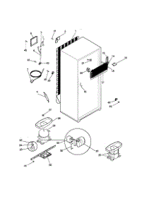 System parts for Kenmore Refrigerator 253.38640893 (25338640893, 253 38640893) from AppliancePartsPros.com