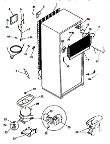 Unit Parts parts for Kenmore Refrigerator 253.38642890 (25338642890, 253 38642890) from AppliancePartsPros.com