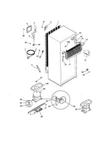 System parts for Kenmore Refrigerator 253.38652991 (25338652991, 253 38652991) from AppliancePartsPros.com