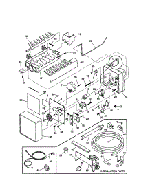 Icemaker parts for Kenmore Refrigerator 253.38652995 (25338652995, 253 38652995) from AppliancePartsPros.com