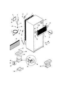 System parts for Kenmore Refrigerator 253.38657990 (25338657990, 253 38657990) from AppliancePartsPros.com
