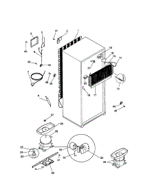 System parts for Kenmore Refrigerator 253.38670895 (25338670895, 253 38670895) from AppliancePartsPros.com