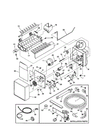 Ice Maker parts for Kenmore Refrigerator 253.38672995 (25338672995, 253 38672995) from AppliancePartsPros.com