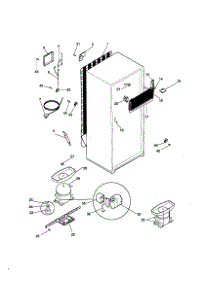 System parts for Kenmore Refrigerator 253.38674893 (25338674893, 253 38674893) from AppliancePartsPros.com