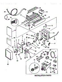 Ice Maker parts for Kenmore Refrigerator 253.38677892 (25338677892, 253 38677892) from AppliancePartsPros.com