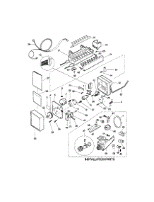 Icemaker parts for Kenmore Refrigerator 253.38677893 (25338677893, 253 38677893) from AppliancePartsPros.com